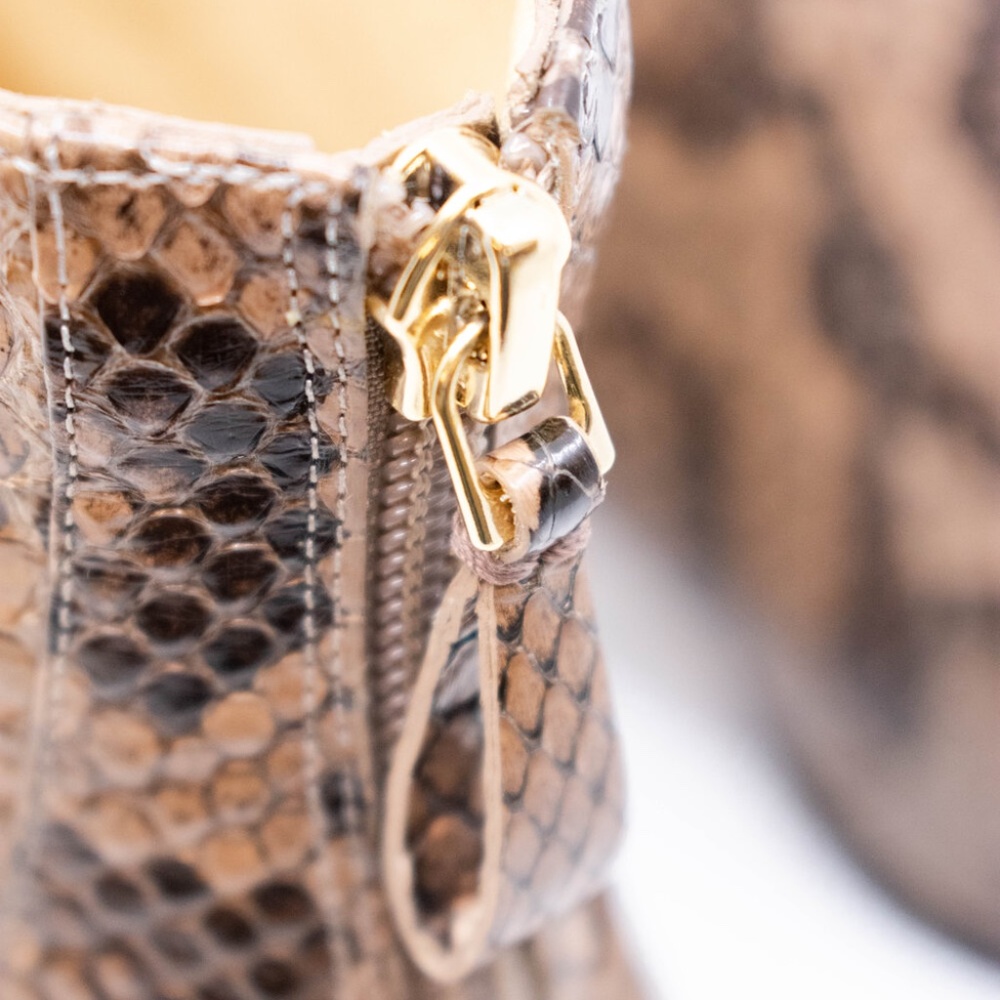 Alexandre Birman Python Ankle Boots - Picture 8 of 12
